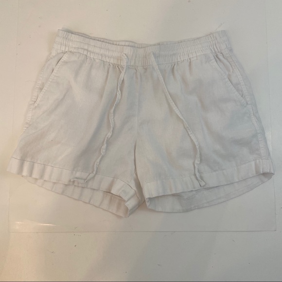 old navy white linen shorts